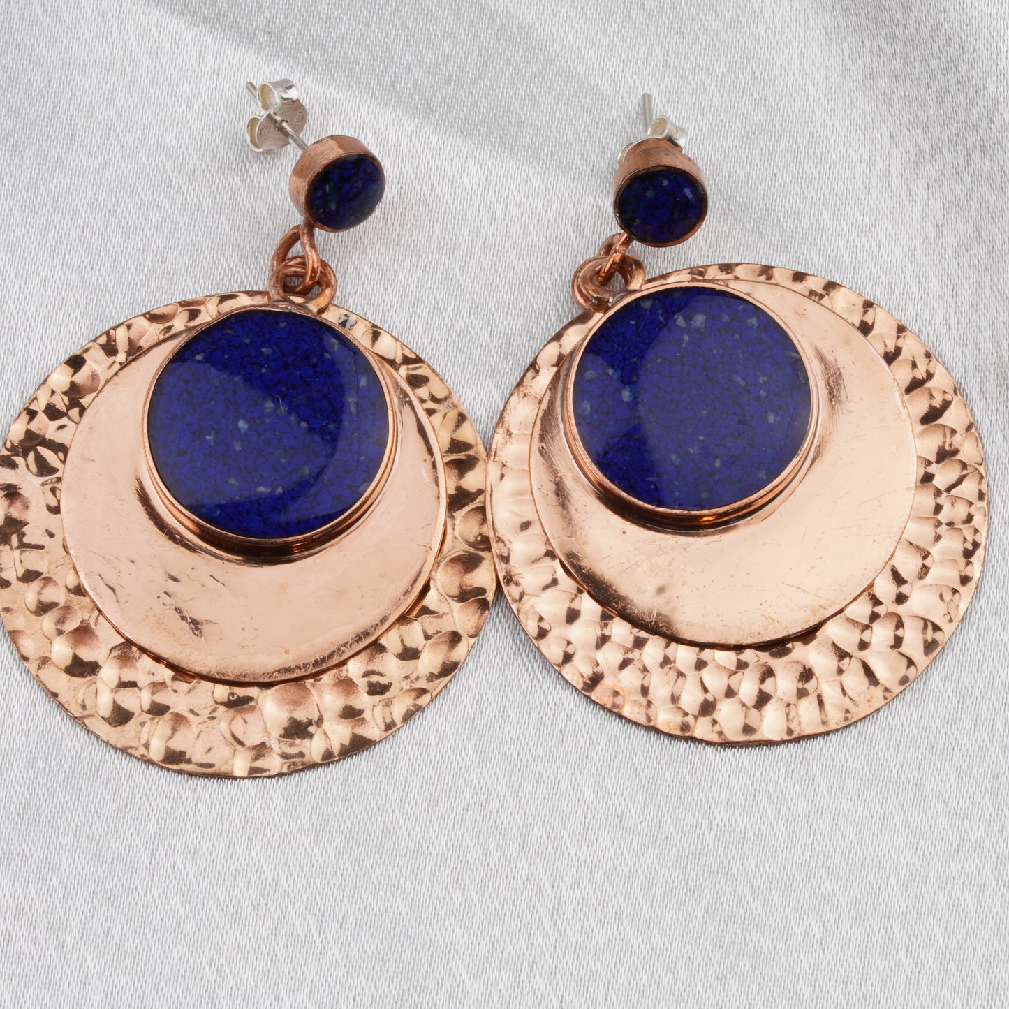 Hammered Copper Disc Artisan Design