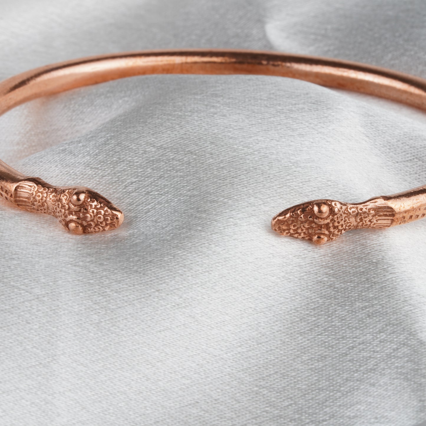 Serpent Wrap Bracelet — Handmade Copper