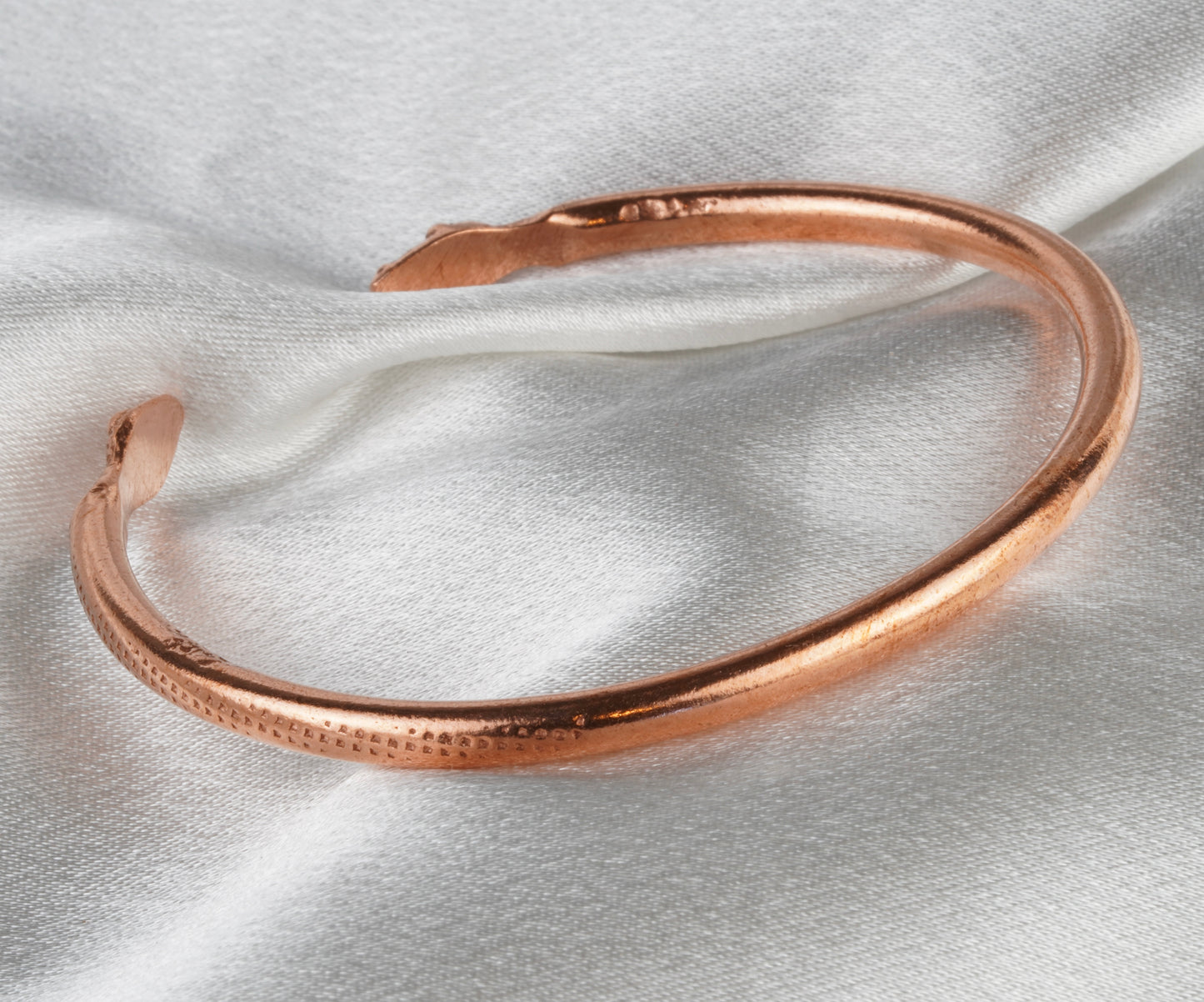 Serpent Wrap Bracelet — Handmade Copper